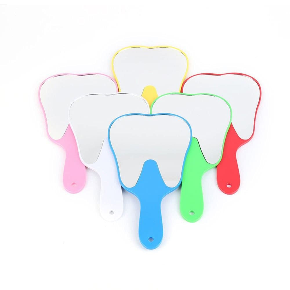 Dental Face Mirror/ Tooth Shaped Hand Mirror