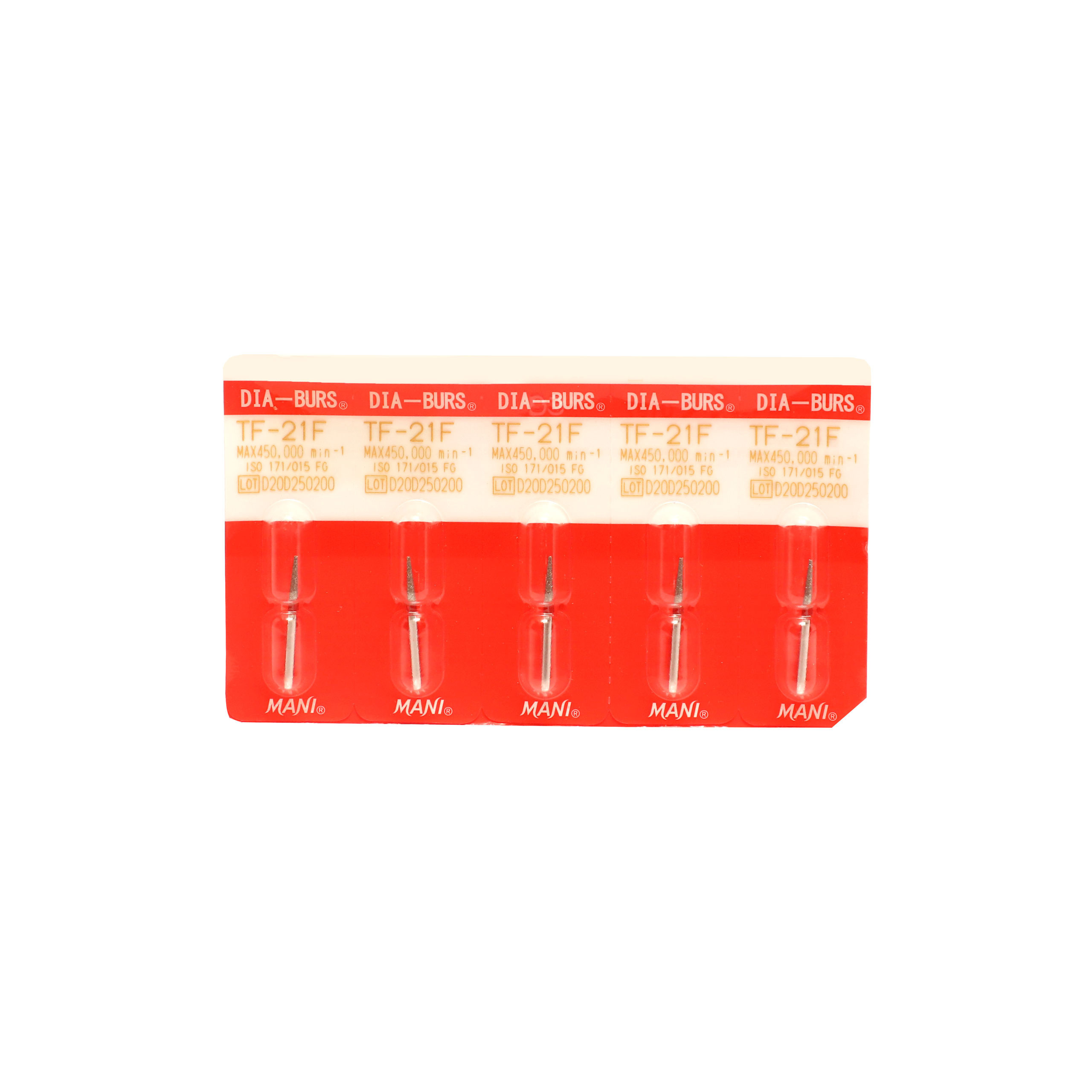 Mani Diamond  Bur TF-21 F (PACK OF 5)