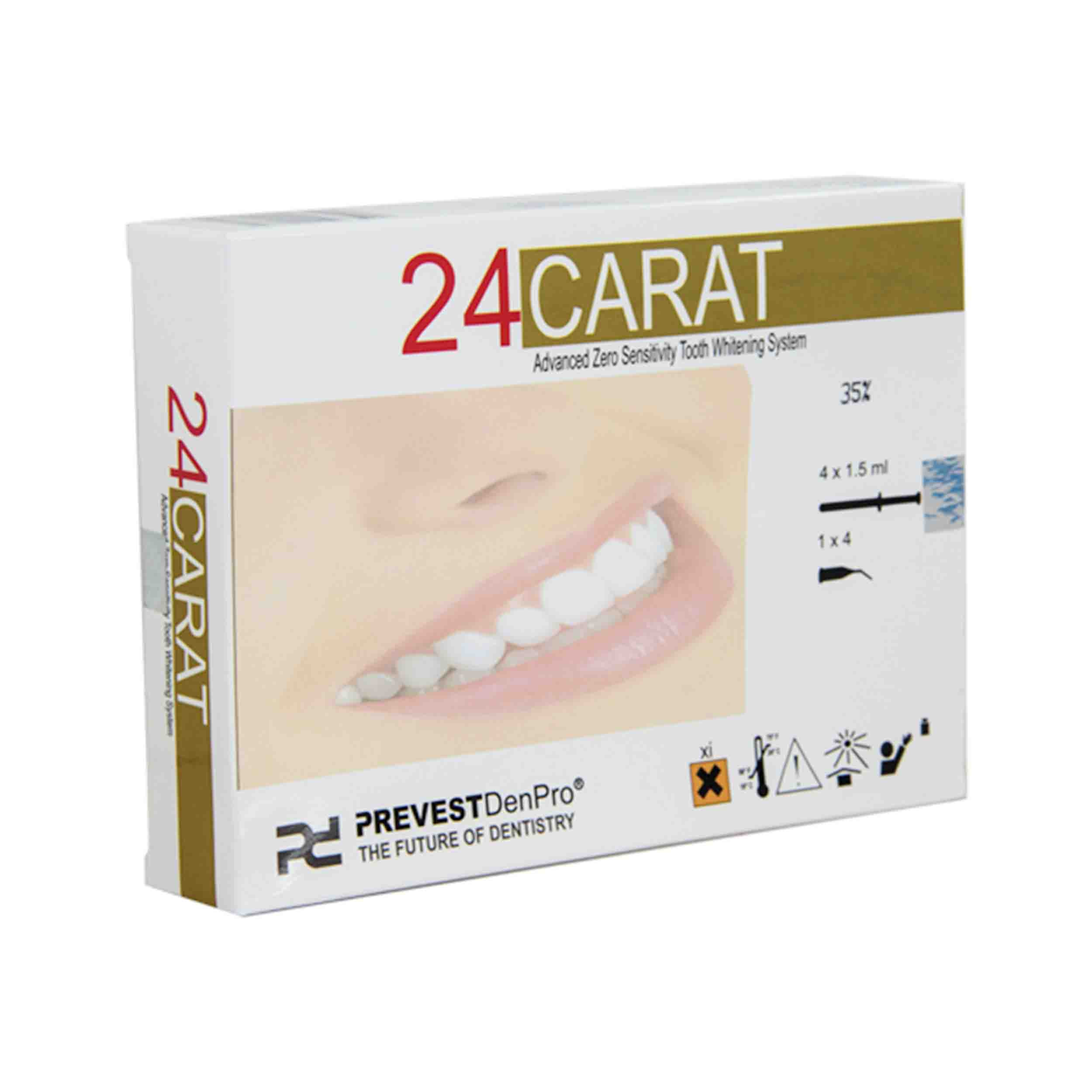 Prevest Denpro 24 Carat 22% Carbamide Peroxide 4x1.5ml