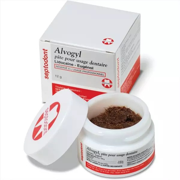 Alveogyl  Pasta Alveolar Septodont For Post Extraction Dressing 10 gm Jar