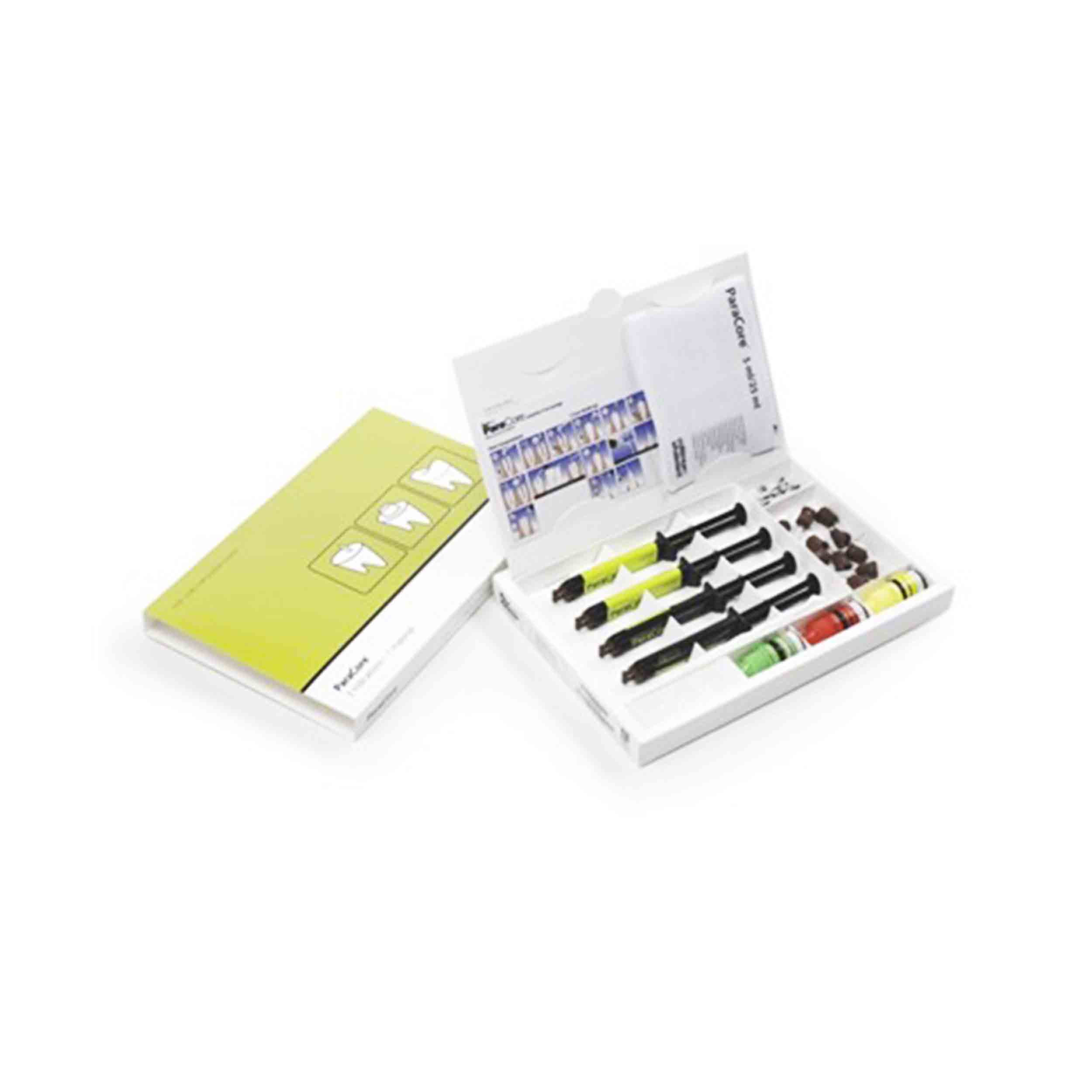coltene paracore 4 syringe, 2 Adhesive A&B,  1 Primer