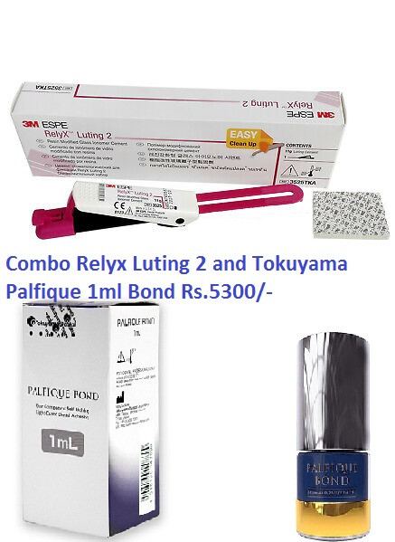 Combo 3M ESPE Relyx Luting 2 and Tokuyama Palfique 1ml