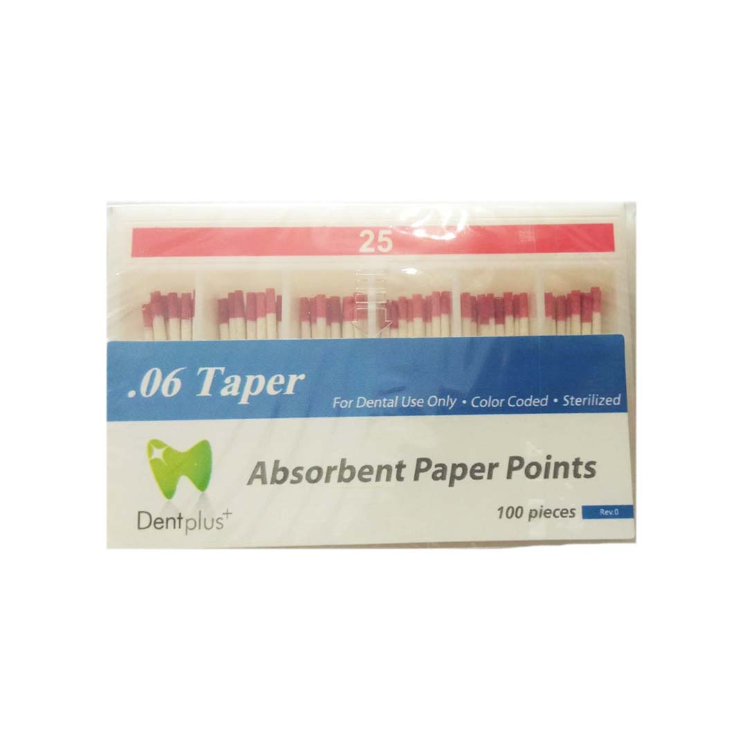 Dentplus Absorbent Paper Points 25 6%