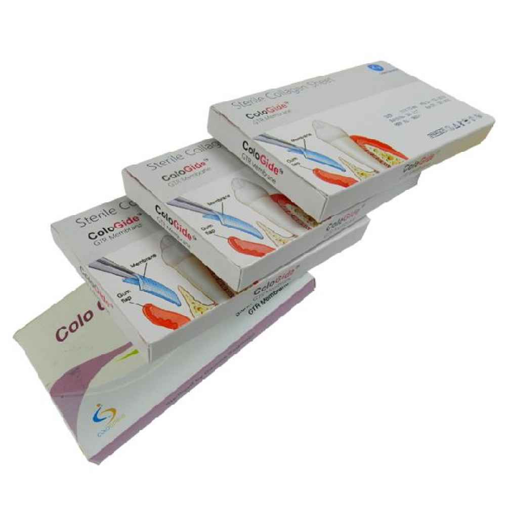 Cologenesis Colo Gide GTR Membrane Steril Collagen Sheet-10 X 15 MM
