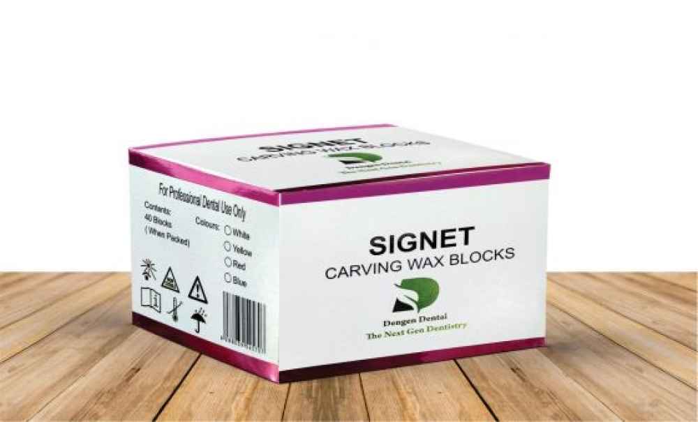 Dengen Dental Signet Carving Wax 40 Blocks