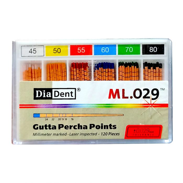 Dia Dent Gutta Percha 2% 45-80