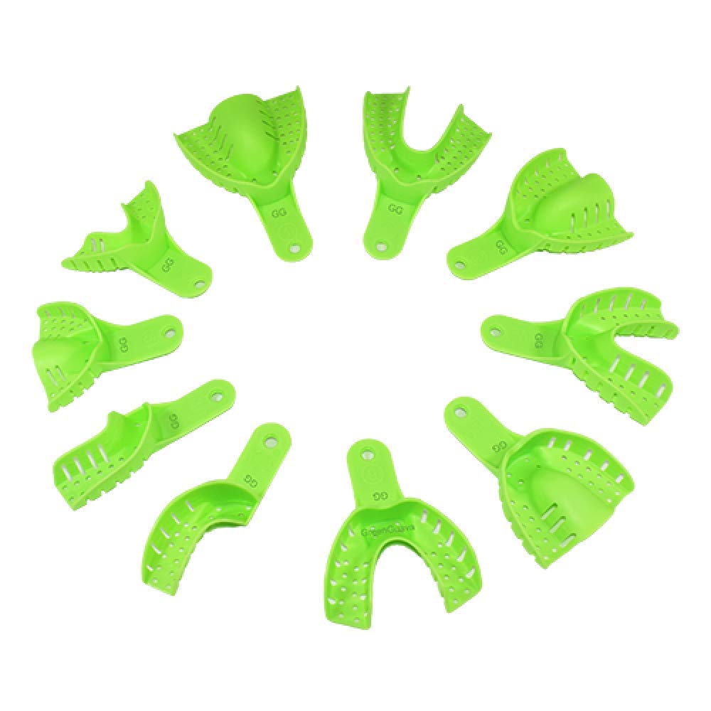 Green Guava Impression Trays- Autocleavable (Set Of 18)