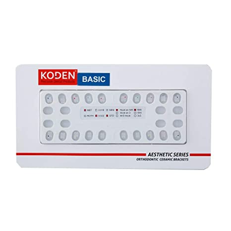 Koden Ceramic Basic Aesthetic Series Orthodontic Bracket (MBT O22