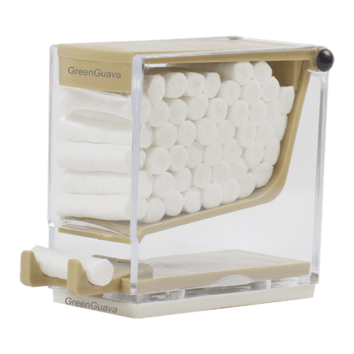 Green Guava Cotton Roll Dispenser-Press Type