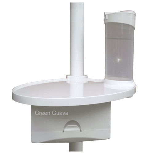 Green Guava Utility Tray With Cup & Napkin Dispenser