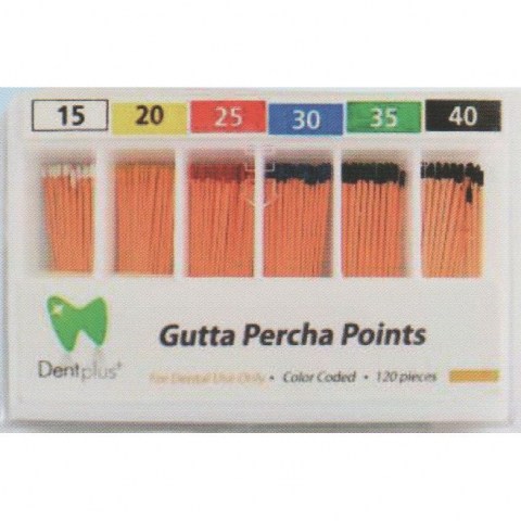 Dentplus Gutta Percha Points 4% #20