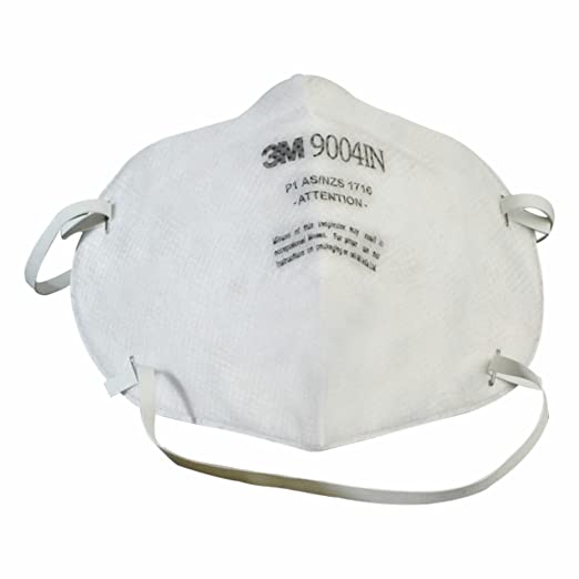 3M 9004IN Dust/Mist Respirator (White) - Pack Of 50