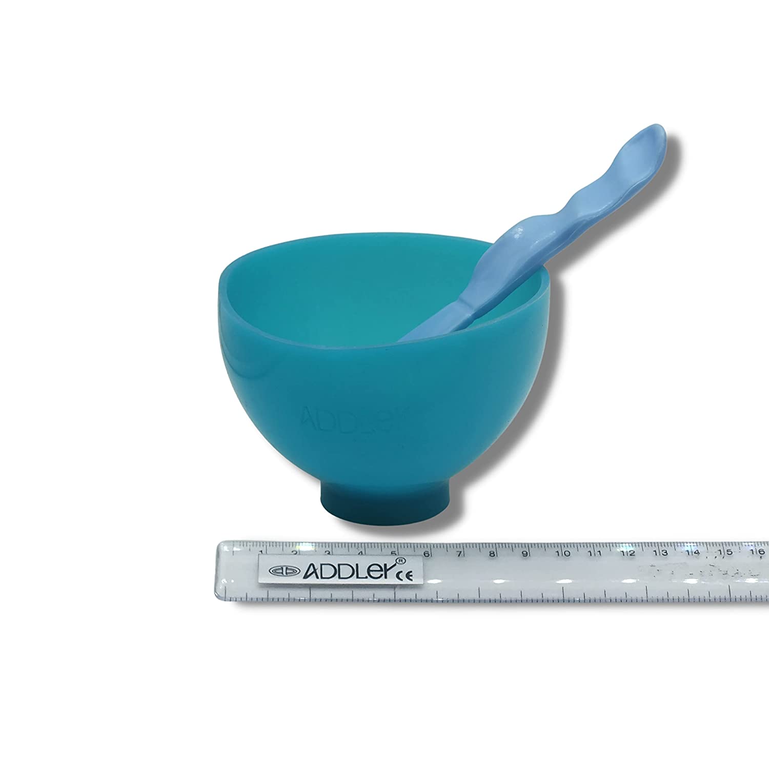 ADDLER SILICON ALGINATE BOWL WITH PLASTIC SPATULA.