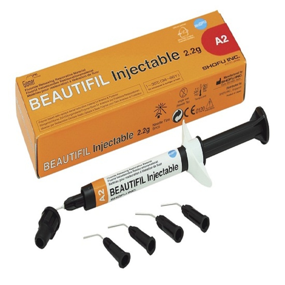 Shofu Beautifil Injectable Dental Composite Filling Material Shade A2