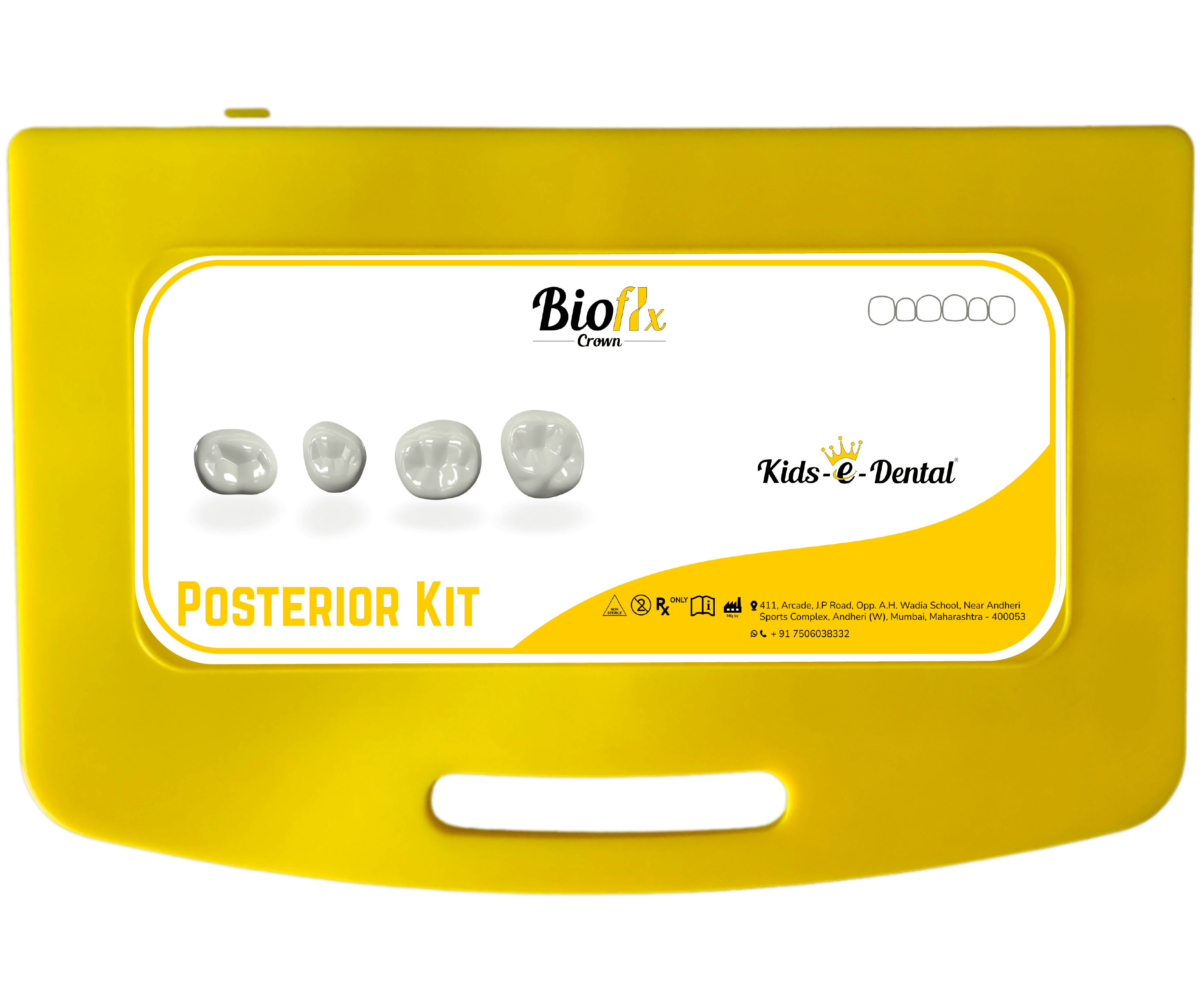 Bioflx Crowns - Posterior First & Second Molar Kit (Master Kit ) 56 Crowns