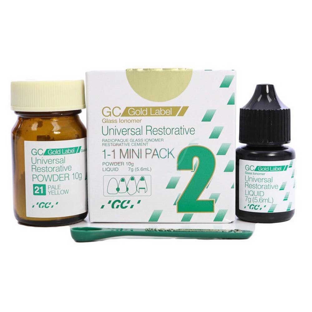 GC Gold Label 2  Glass Ionomer Cement Universal Restorative 10g Powder 7g Liquid