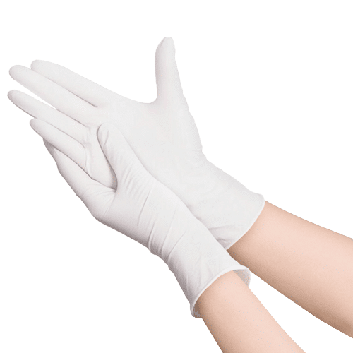 Gloves Latex Powdered Small 100Pc - Safe&Care