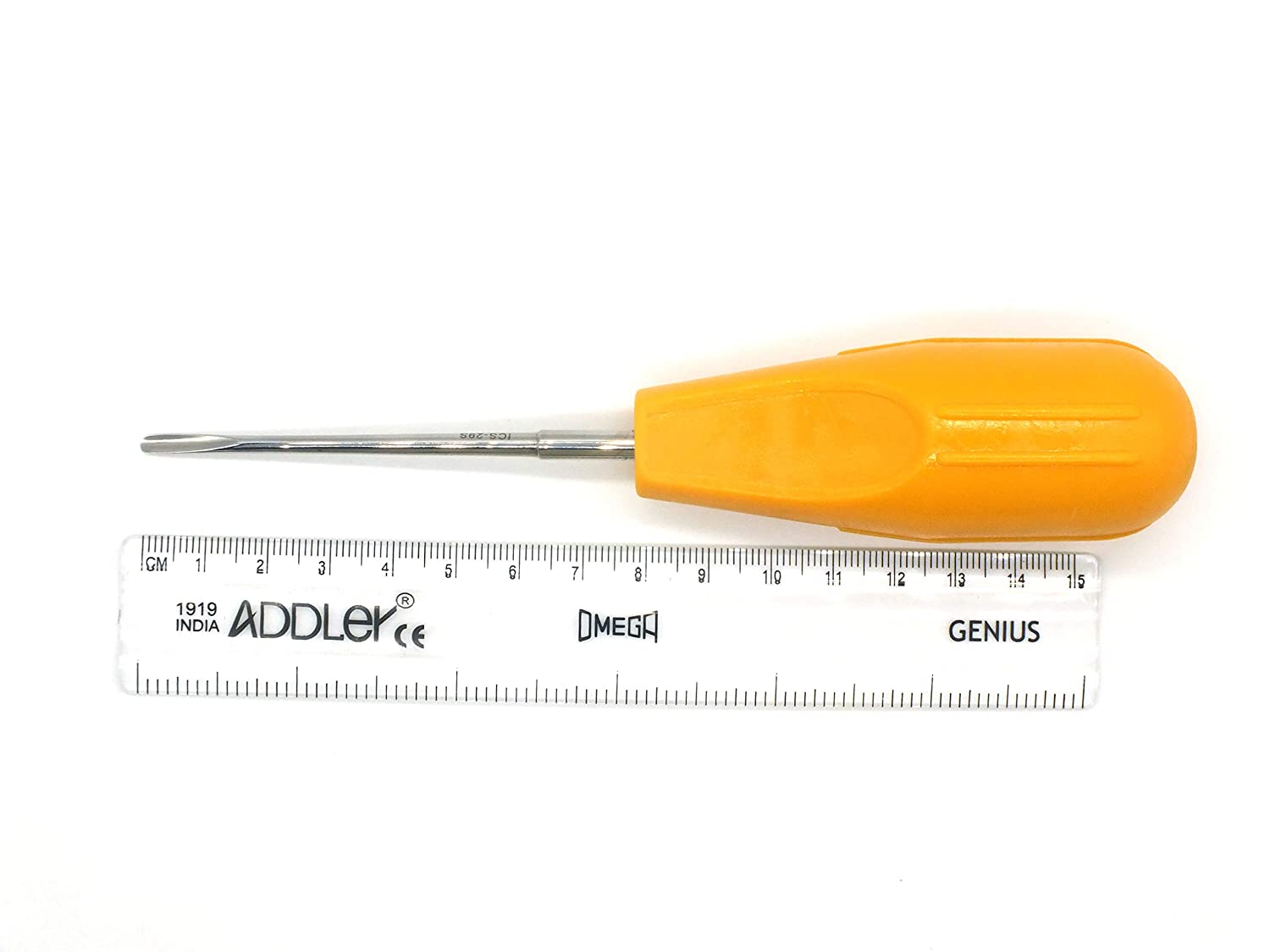 ADDLER Periotome Elevator 3.1 MM Round Straight   Concave Soft Blade Head