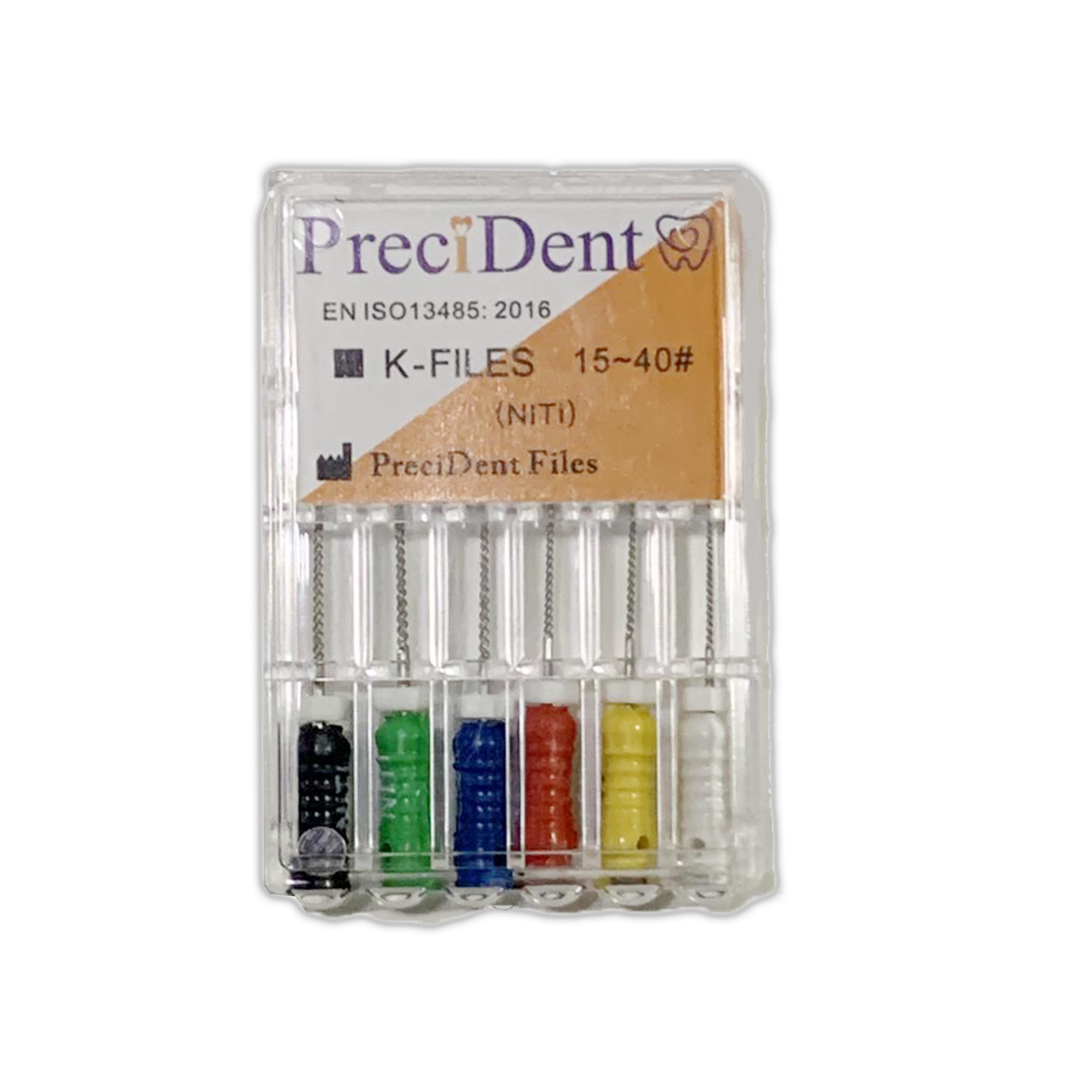 Precident K Files SS #40 21mm (6 Pcs)