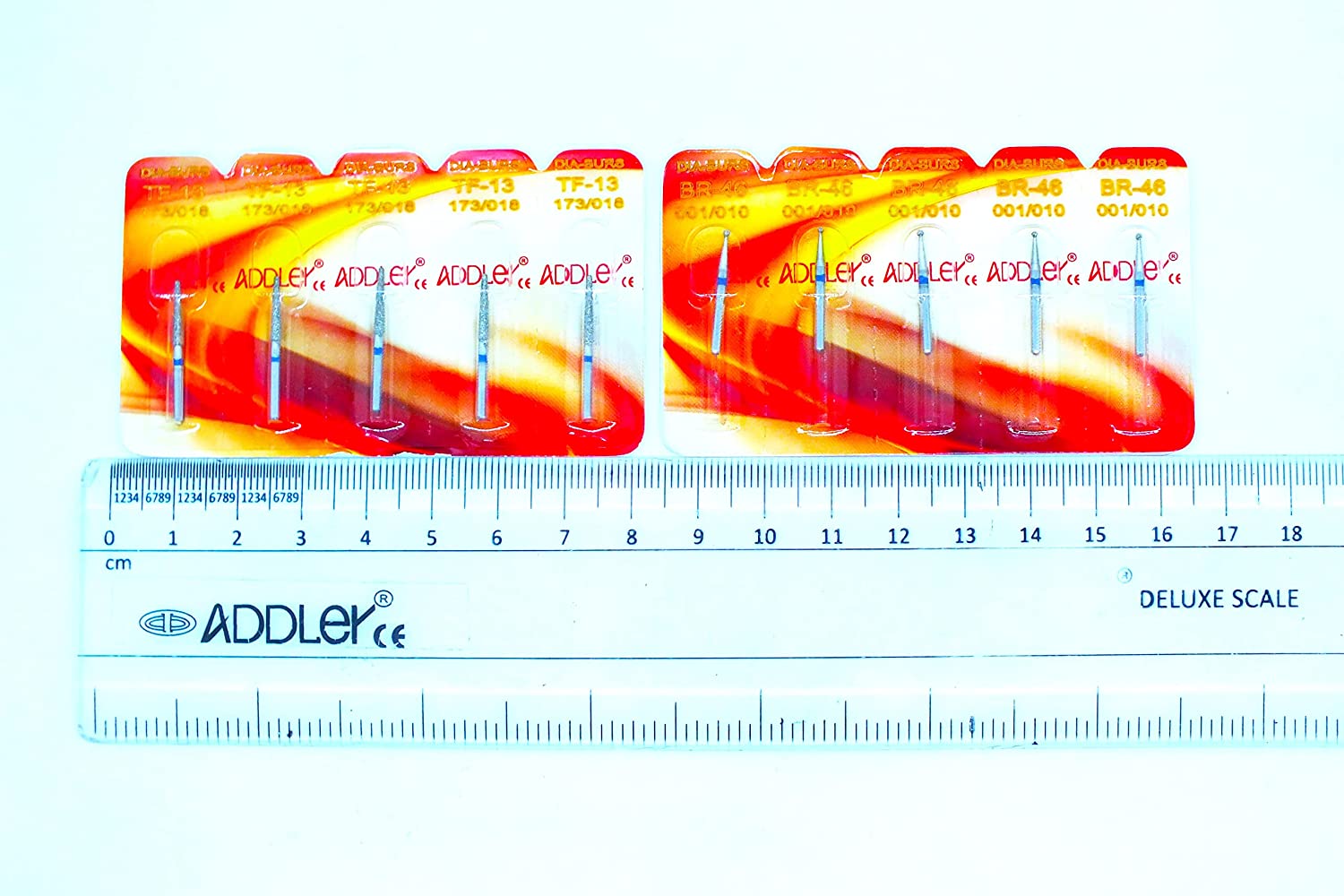 ADDLER DENTAL TF13 & BR46 AIR ROTOR FG HIGH SPEED DIA BURS.