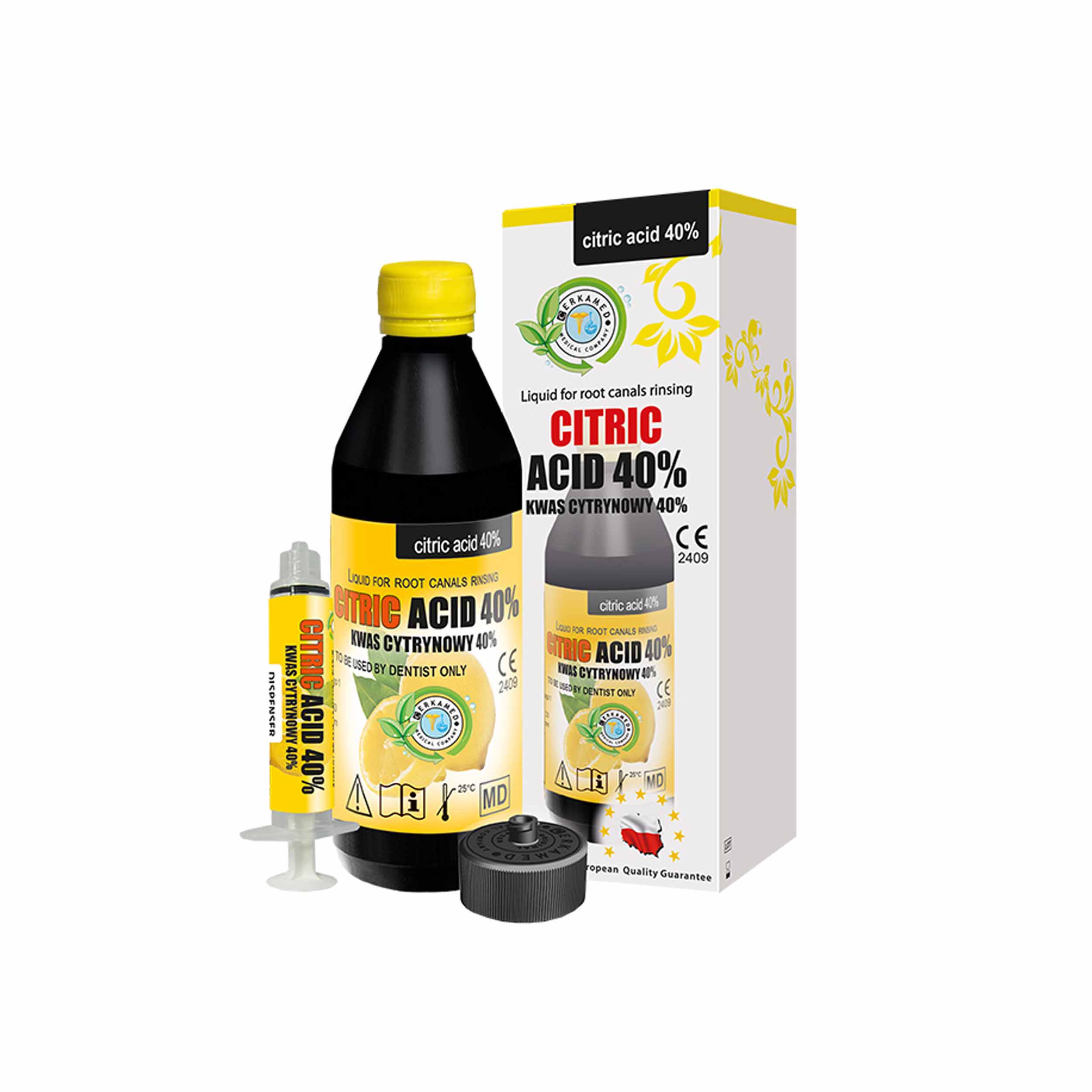 Cerkamed Citric Acid 40% 200 Grams