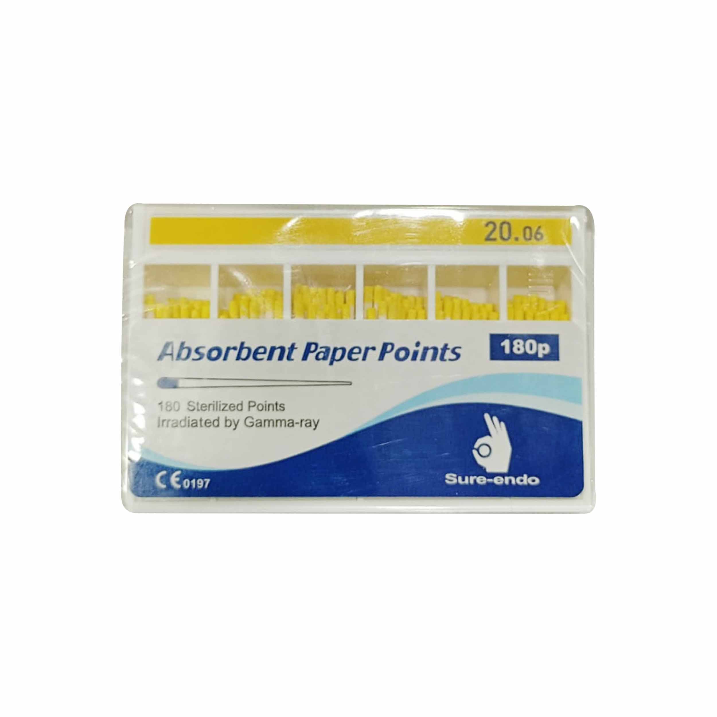 Sure Endo Absorbent Paper Points 6% 20