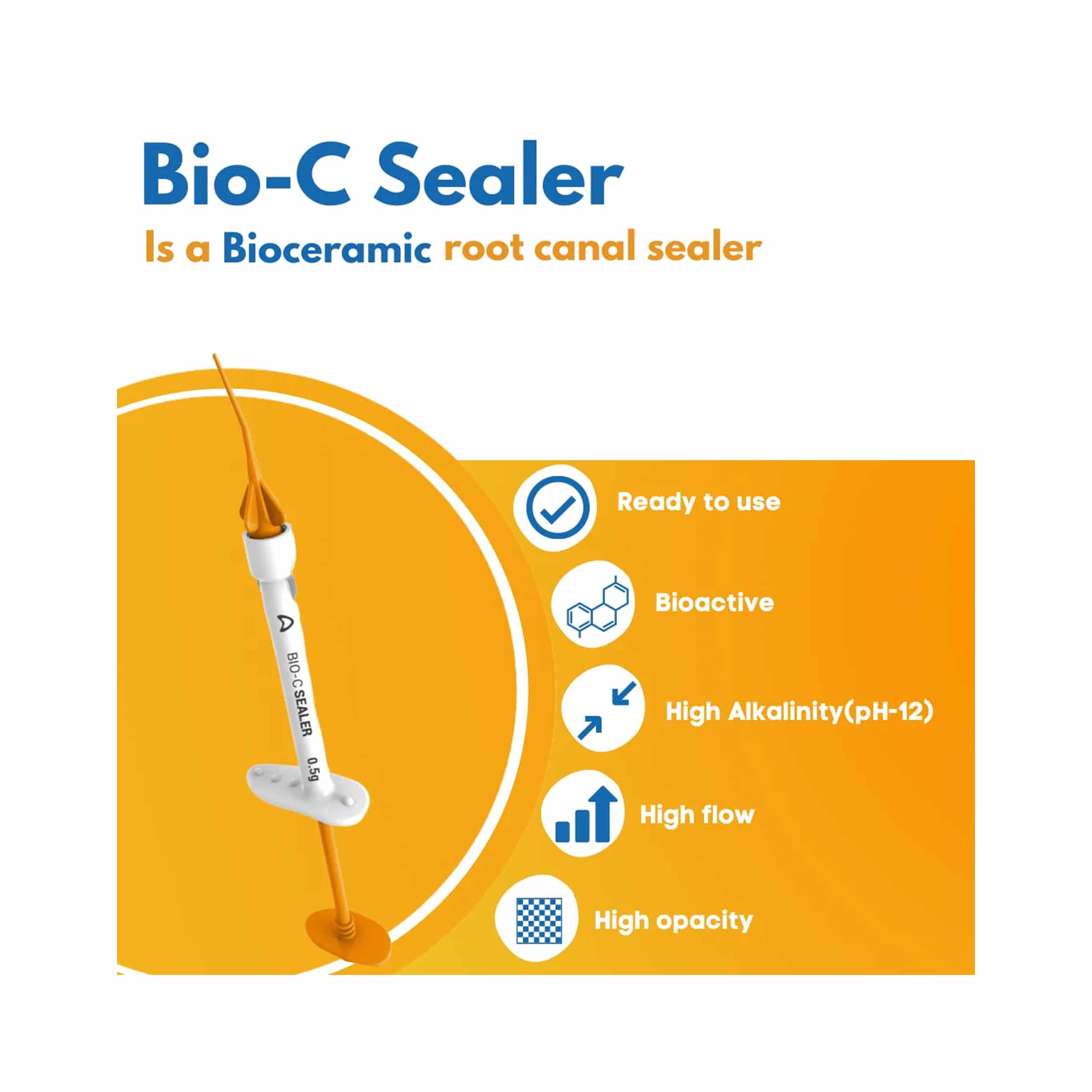 Angelus Bio C Sealer - Bio Ceramic Root Canal Sealer 0.5gm