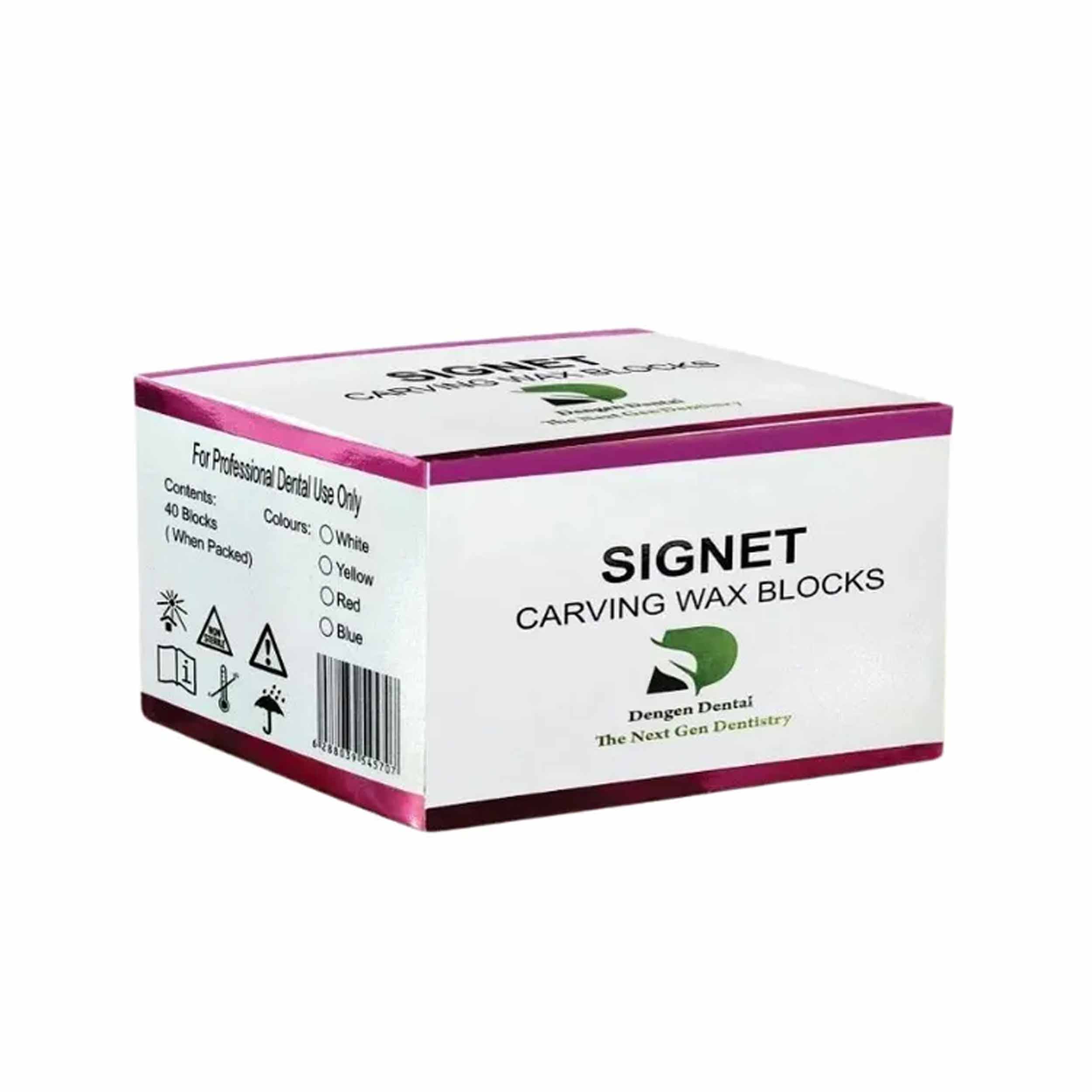 Dengen Dental Signet Carving Wax 40 Blocks