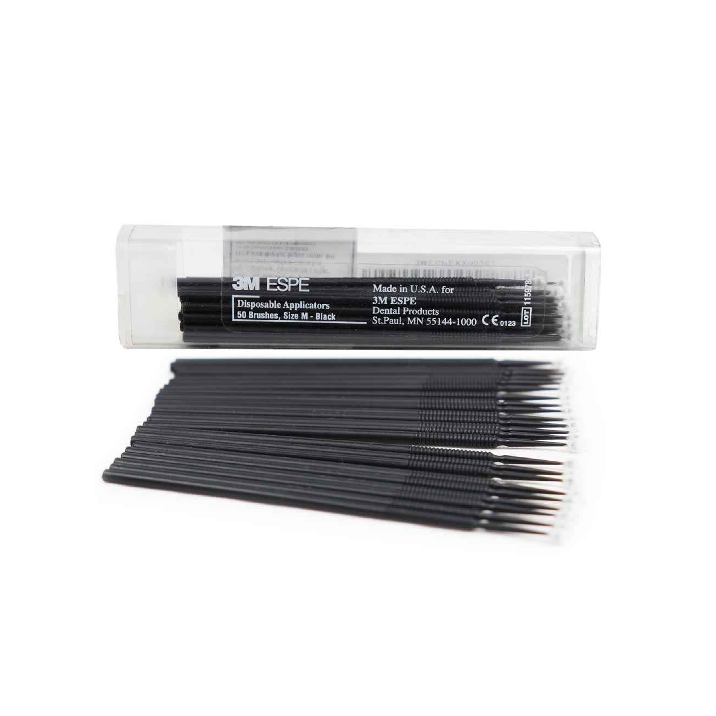 3M ESPE Disposable Applicators Size-m- Black 50 Pcs (Pack Of 5)