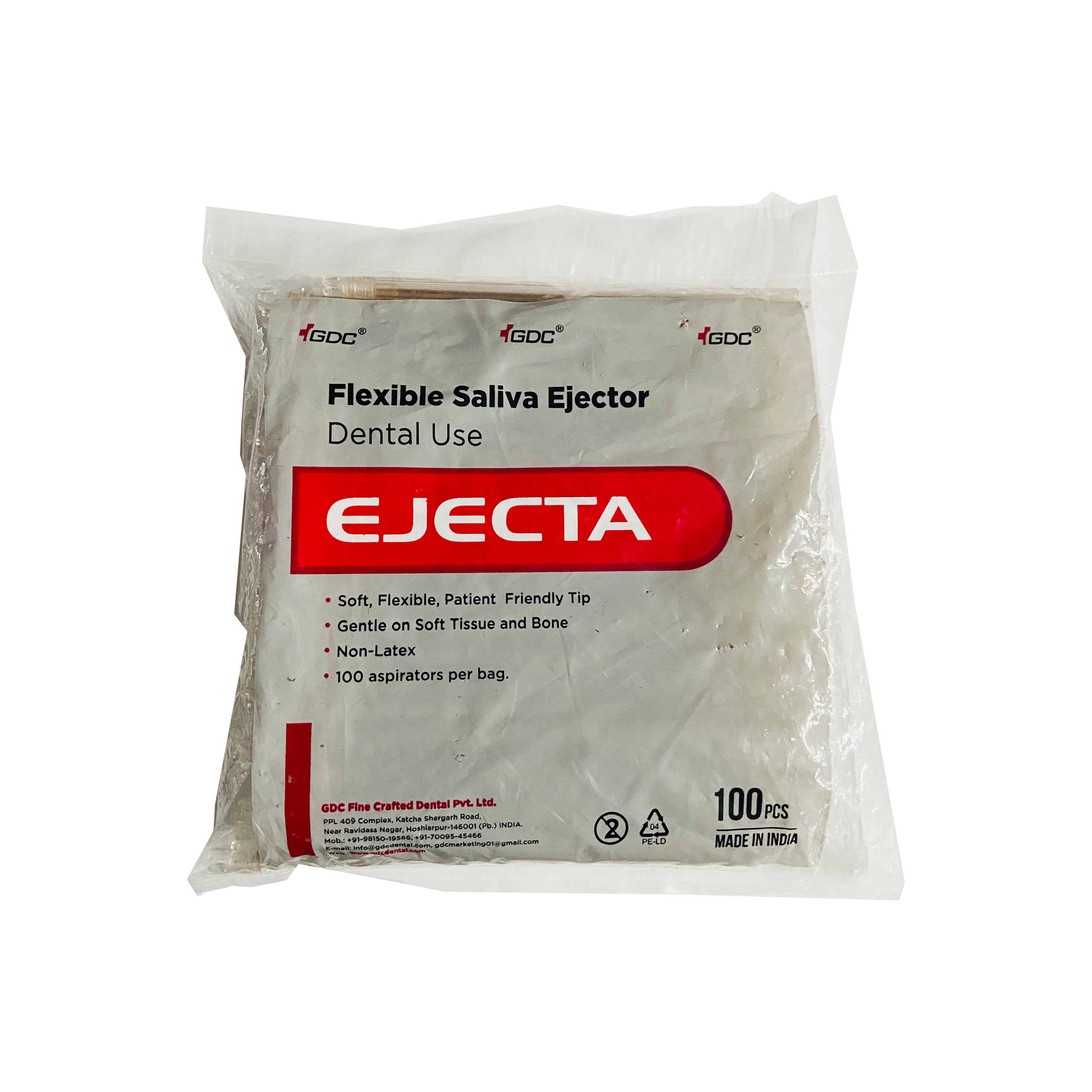 GDC Flexible Saliva Ejector (EJECTA) 100 pcs