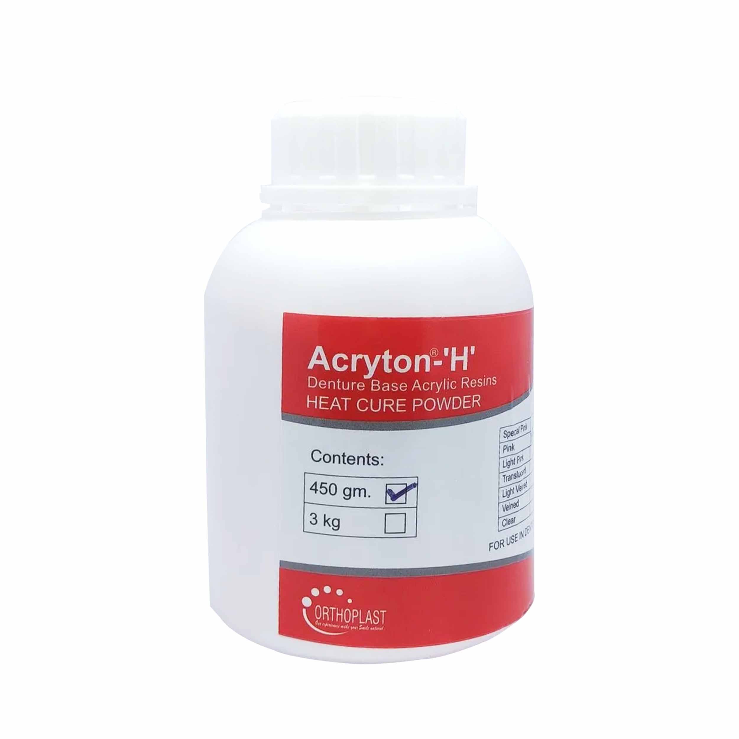 Acrton H Heat Cure Denture Material