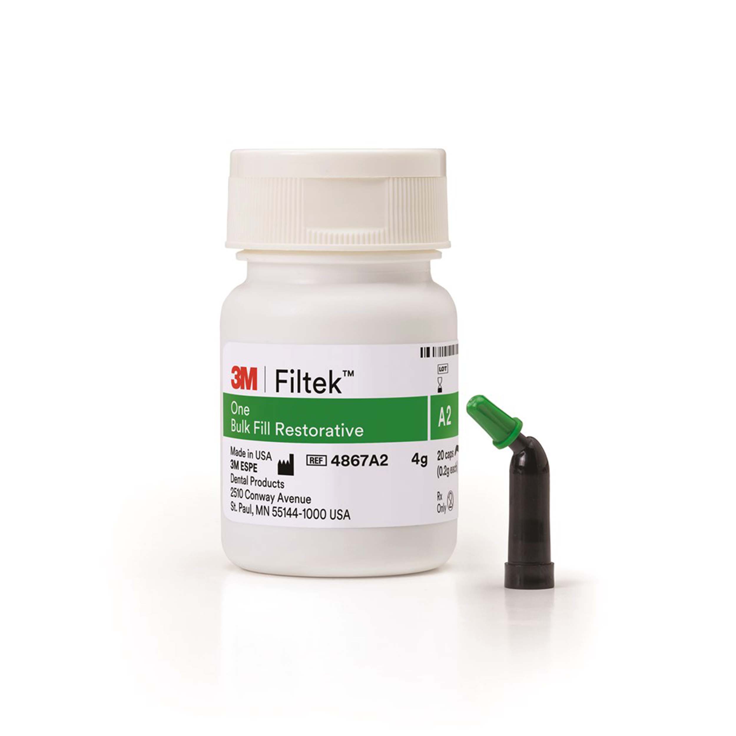 3M ESPE Filtek Bulk Fill Posterior Composite Capsules 20Pc #A2
