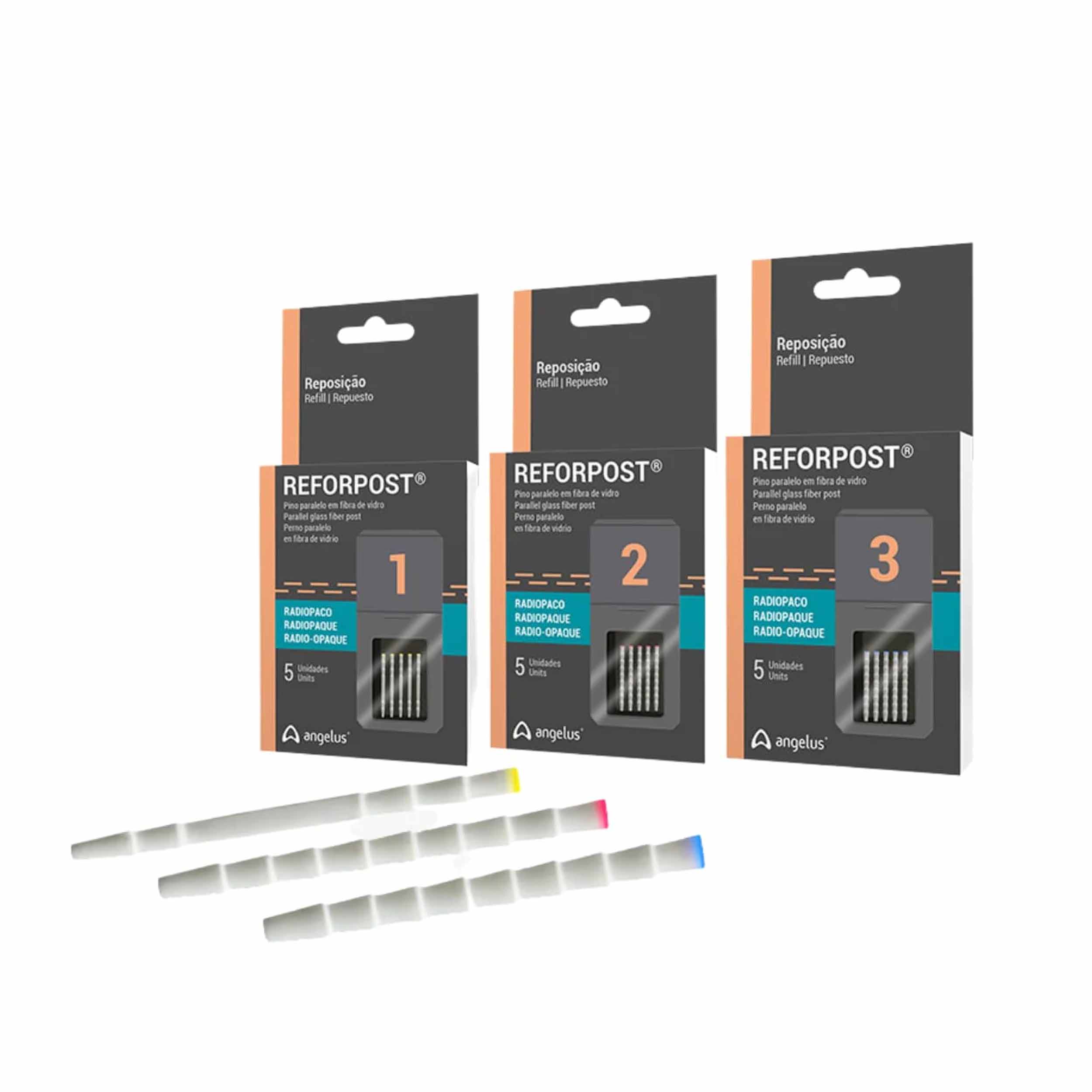 Angelus Reforpost Fiber Glass -  Intraradicular Post Intro Kit