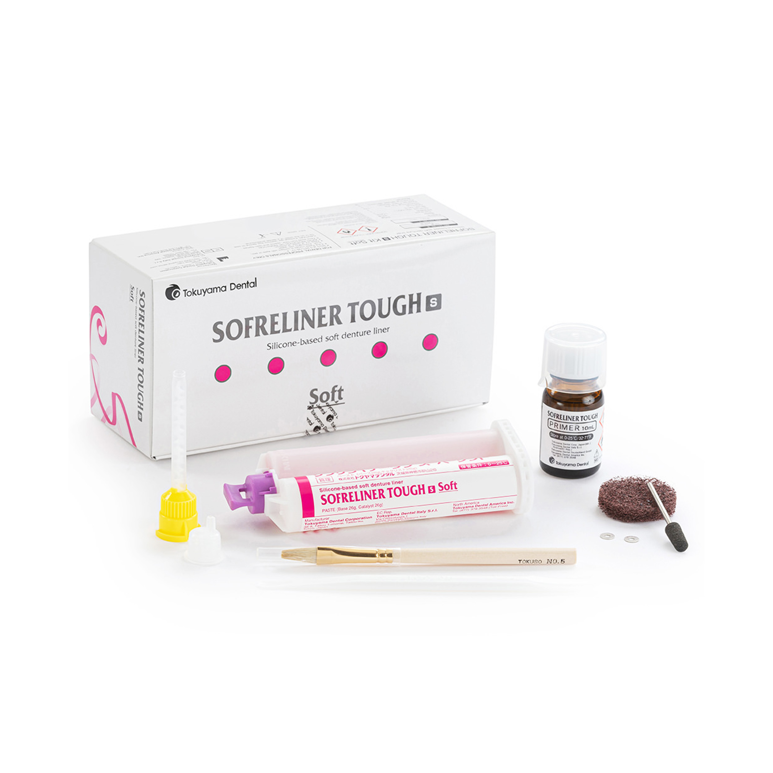 Tokuyama Sofreliner Tough Medium (M) Kit Sillicone Bases Restorative Material