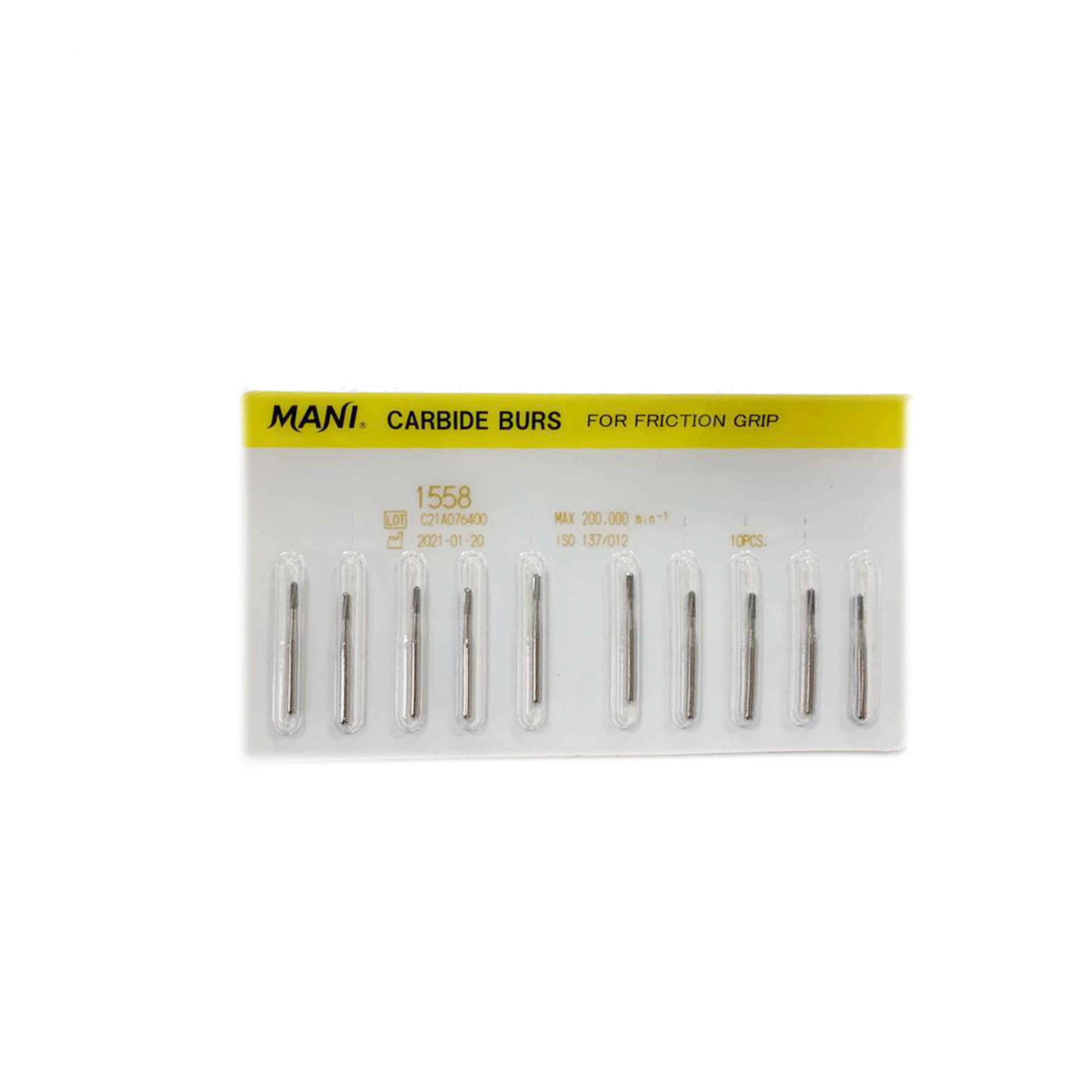 Mani Carbide Bur M1558 10 Pcs
