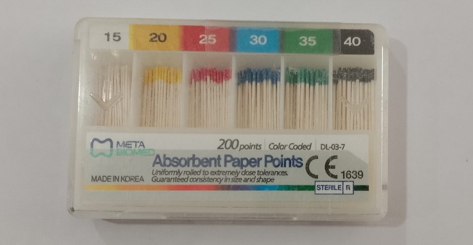Meta Biomed Absorbent Point 15-40 2%