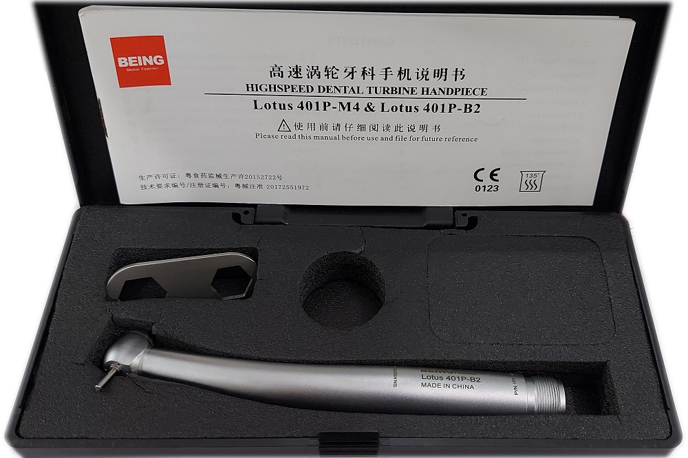 Being Foshan Airotor Push Button Anti Retraction Handpiece Without LED 1PX1-B2