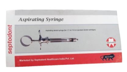 Septodont Aspirating Syringe Dental Instrument