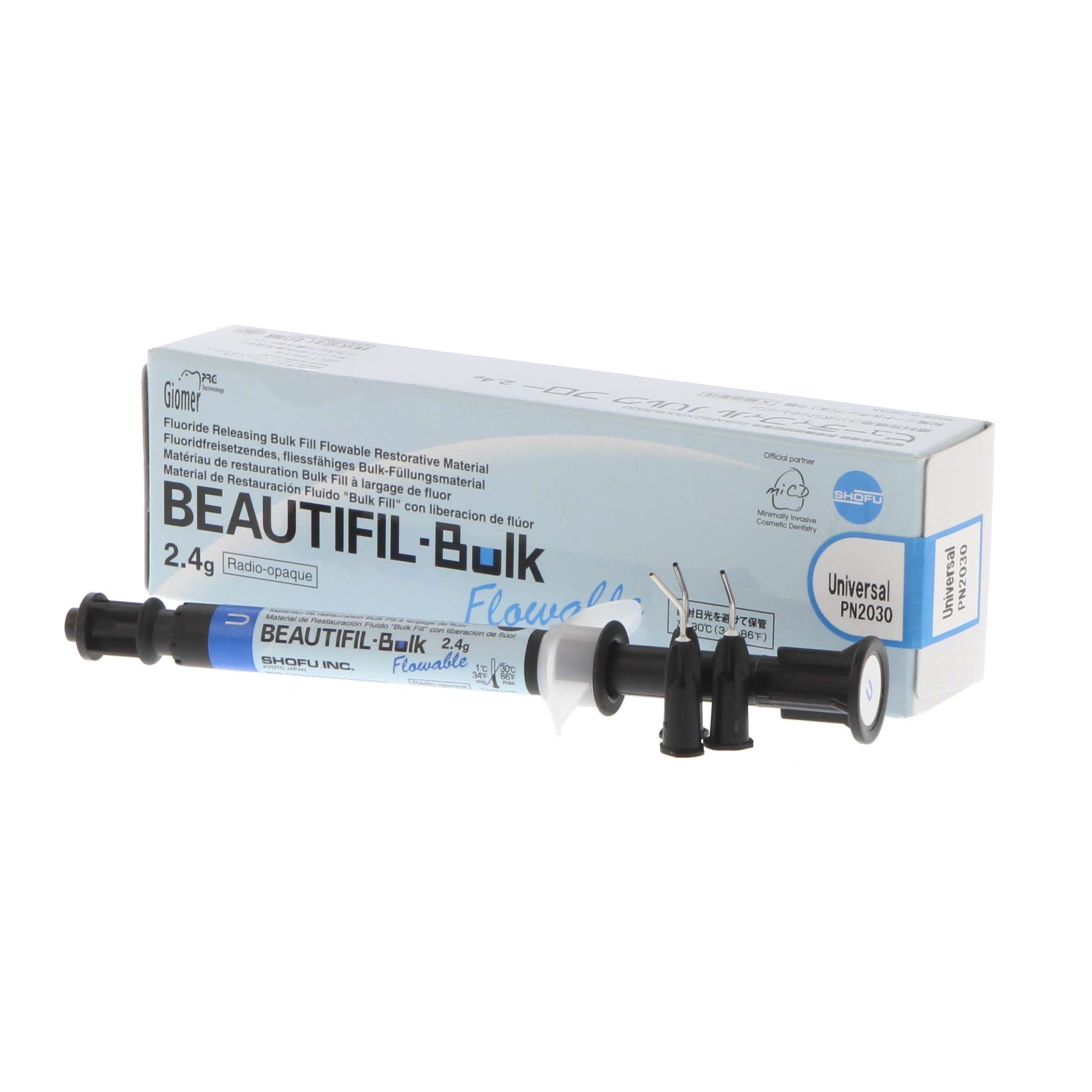 Shofu Beautifil Bulk Flowable 2.4gm Dental Flowable Composite Universal Shade