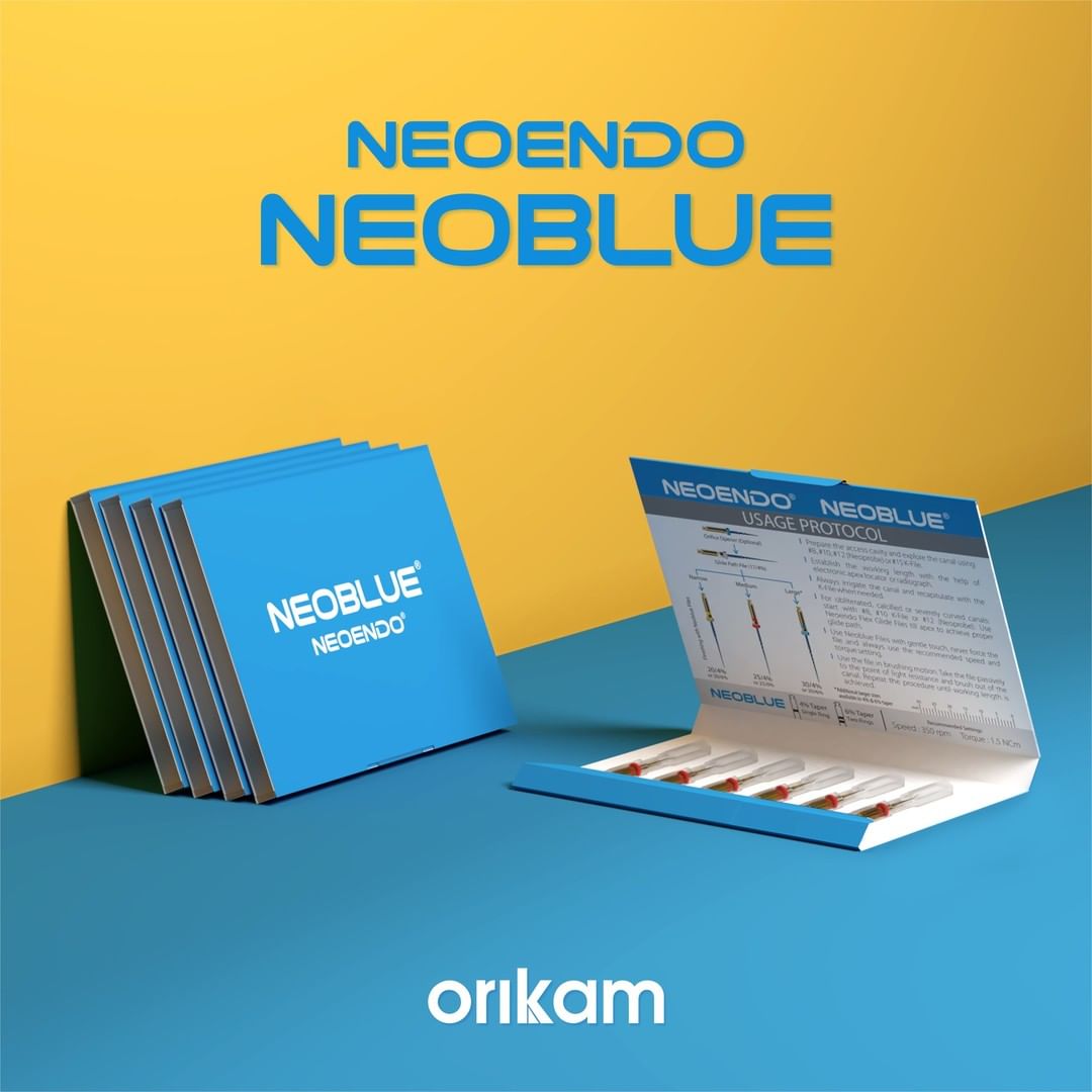 Orikam Neoendo Neoblue Rotary Files 35/4, 25mm
