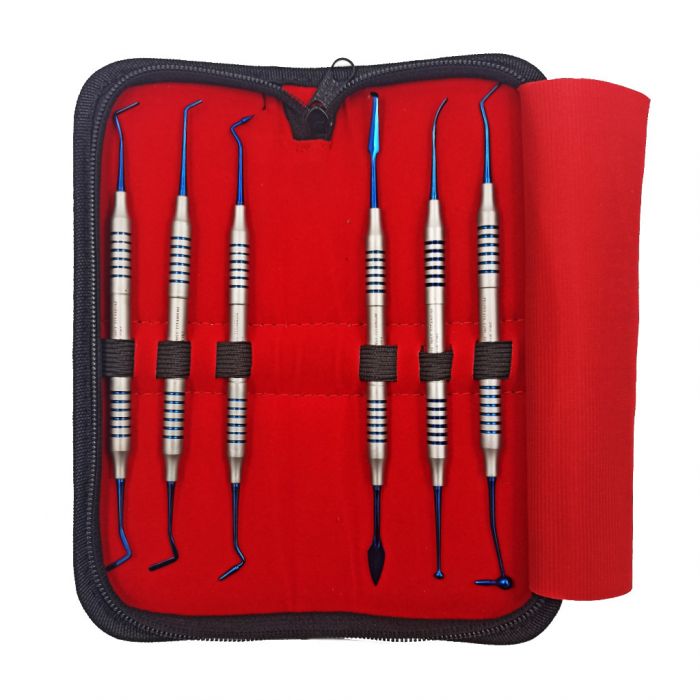 Composite Filling Instrument Titanium Coated Set 6Pc - Precision