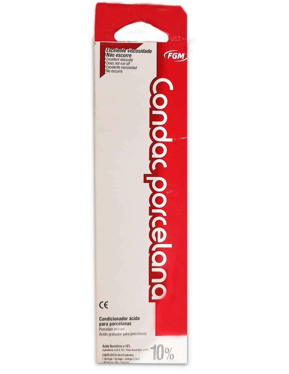 FGM Condac Porcelana Dental Porcelain Etch 2.5ml Syringe