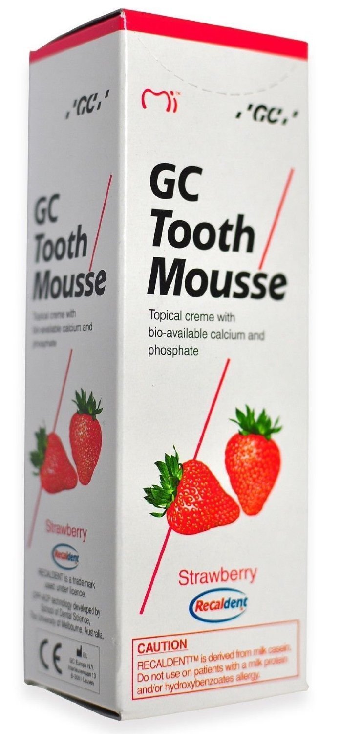 GC Tooth Mousse For Cavity Protection (Strawberry - 40g/35ml)