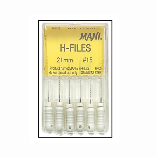 Mani H File 21mm #15 Dental