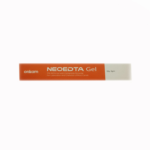 Orikam Neoedta 17% EDTA Gel Carbamide Peroxide For Lubrication And Chelating Root Canal 3gm