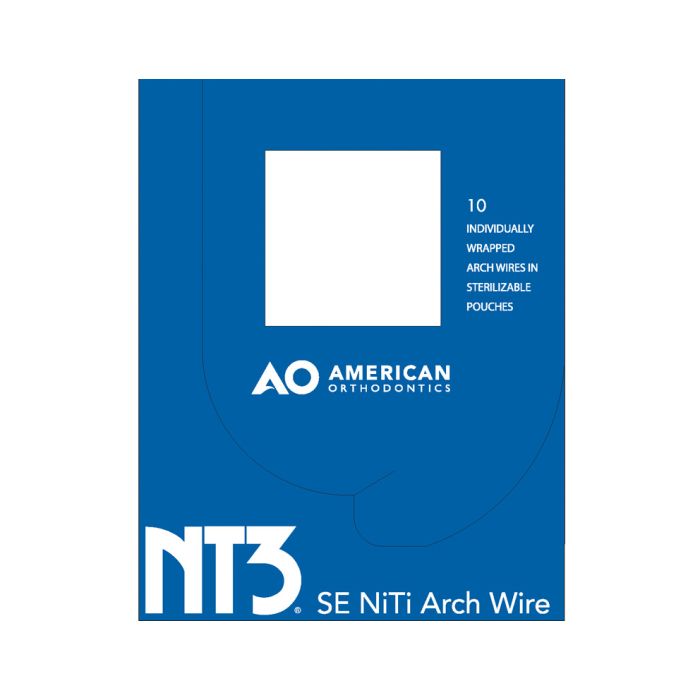 AO American Orthodontics SE NiTi Arch Wire Up .017* .025 10/pkg