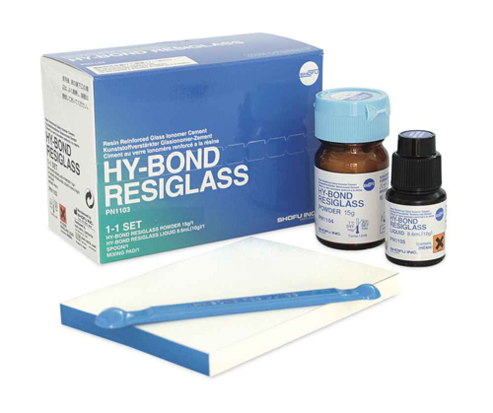 Shofu Hy-Bond Resiglass Resin Modified -Glass Ionomer Luting Cement-(Luting)