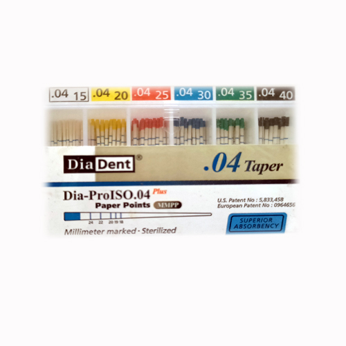 Diadent Absorbent Paper Point 4% #45-80