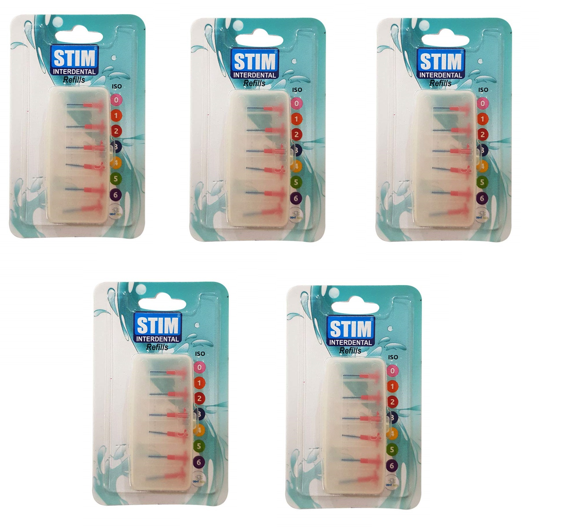 Sim Interdental Refill Dental Brush Pack Of 5