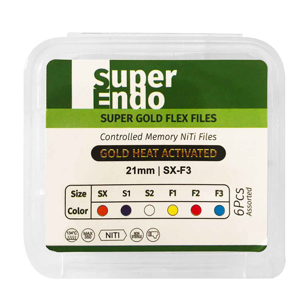 SuperEndo Gold-Flex Rotary Files
